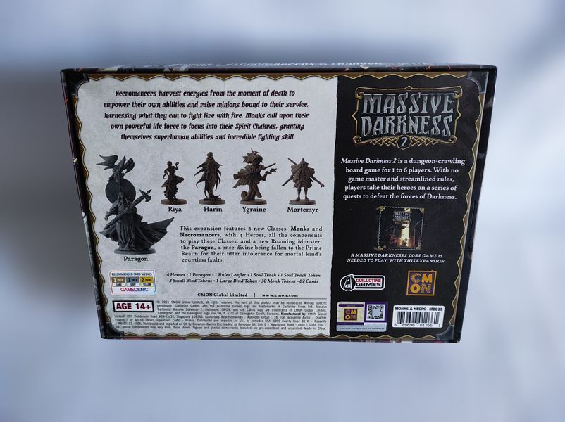 Massive Darkness 2: Heroes & Monster Set &ndash; Monks & Necromancers vs The Paragon 100112 фото
