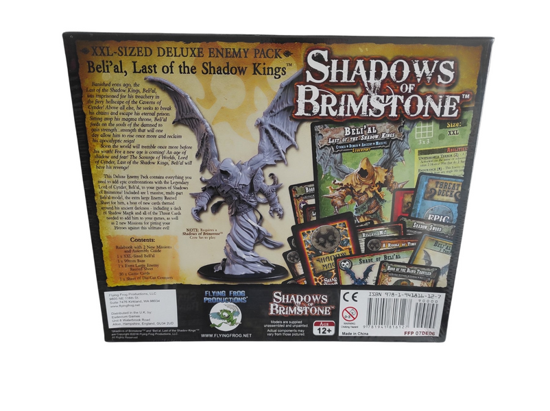 Shadows of Brimstone: Beli'al, Last of the Shadow Kings Deluxe XXL Enemy 100171 фото