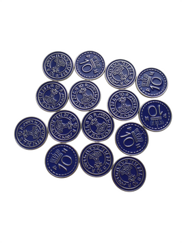 Scythe Promo $10 Blue Metal Coins 100374 фото